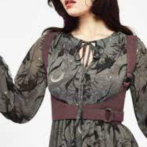 Valdez Faux Suede Leather Wrap Harness s/m